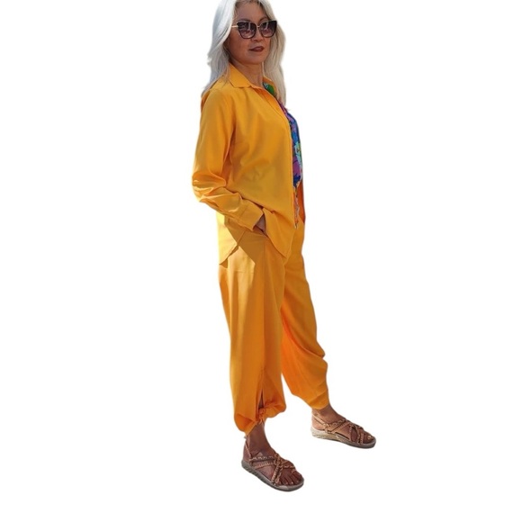 Coolibar Sunny Bright Apricot Crush SPF 50 Outfit M - Picture 2 of 4